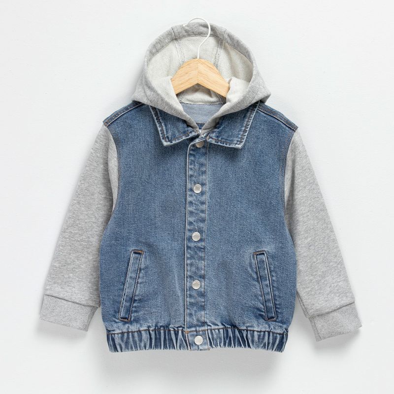 YAMP - Chaqueta Niño Con capucha Denim Algodón Yamp