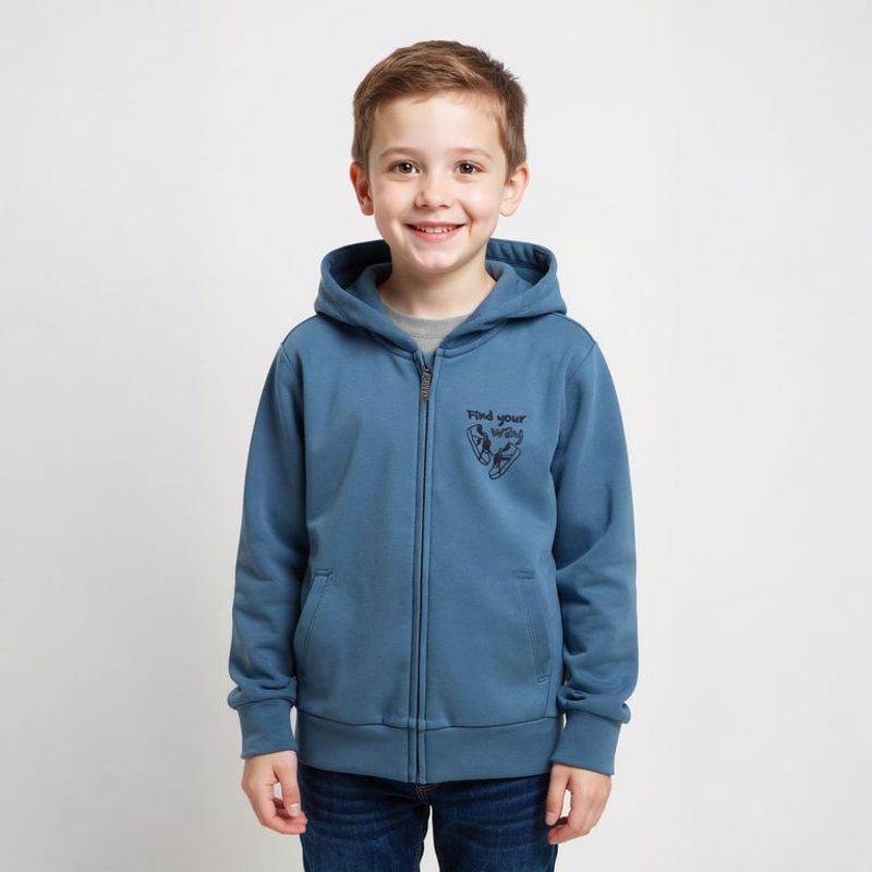 YAMP - Saco Niño Con capucha de Algodón Yamp