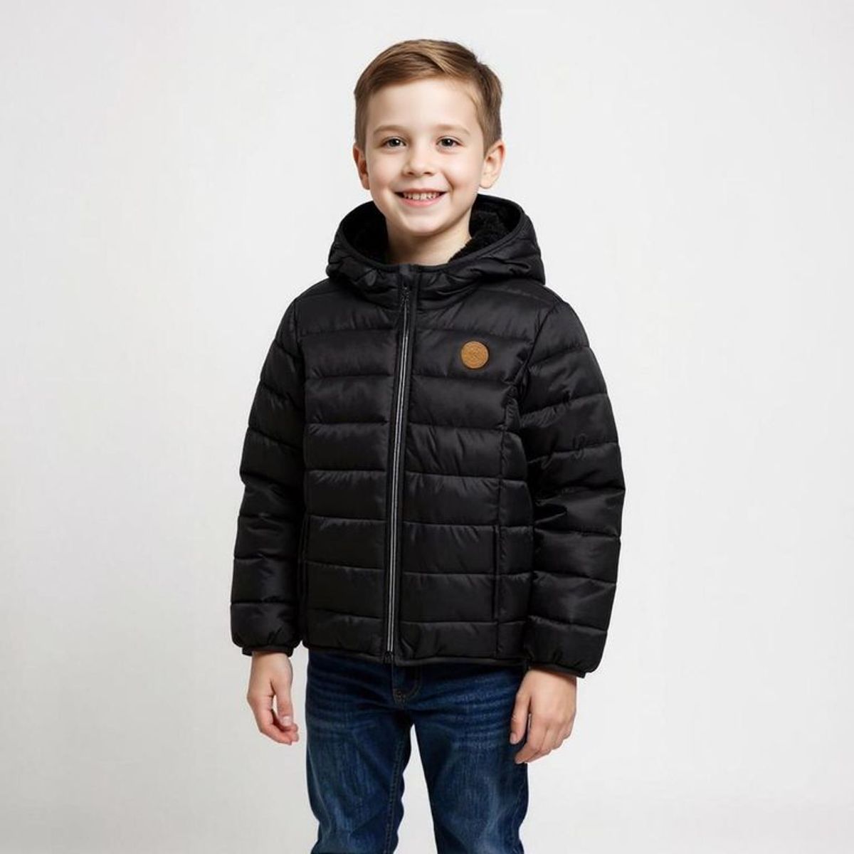 YAMP - Chaqueta para Niño Acolchado Con capucha Yamp