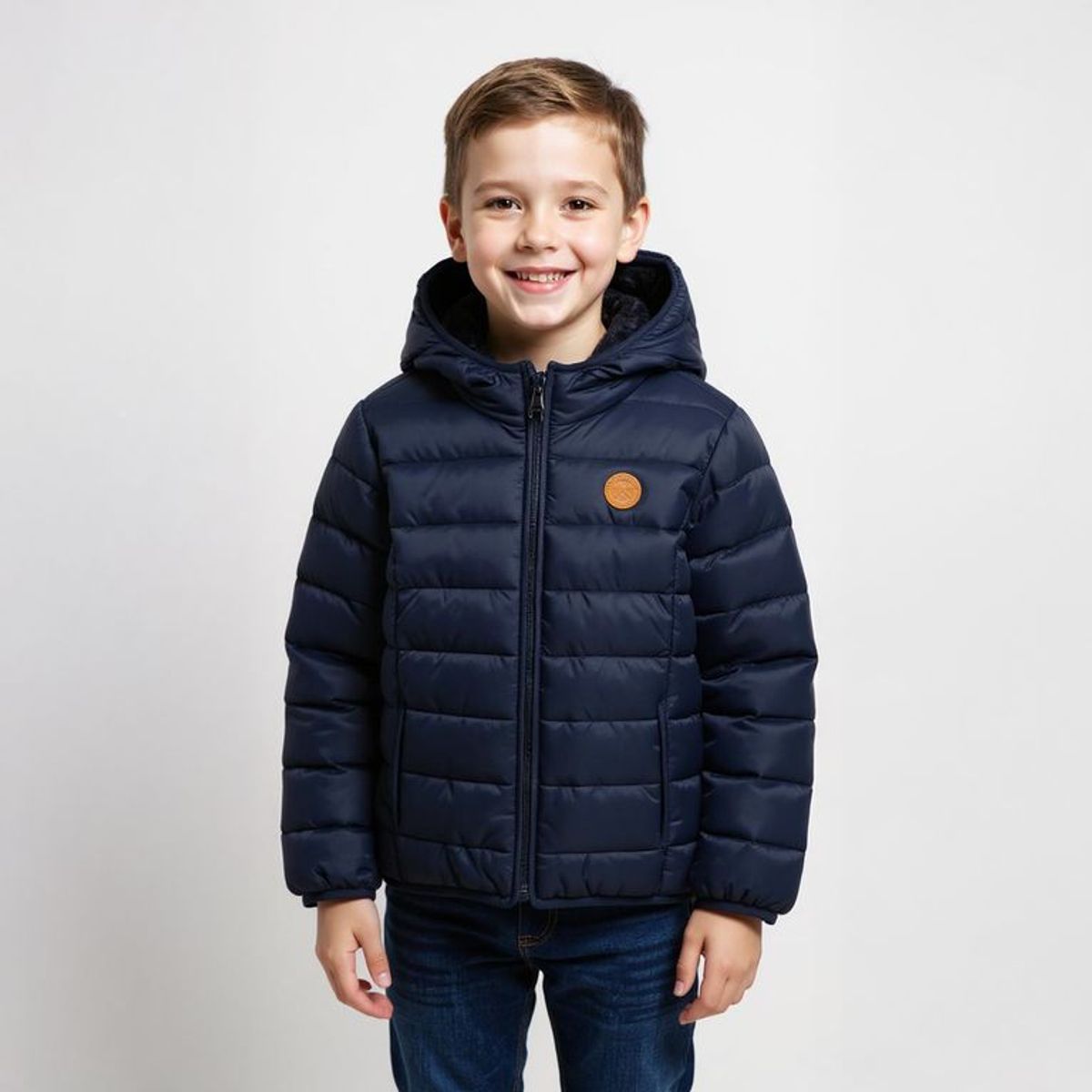 YAMP - Chaqueta para Niño Acolchado Con capucha Yamp