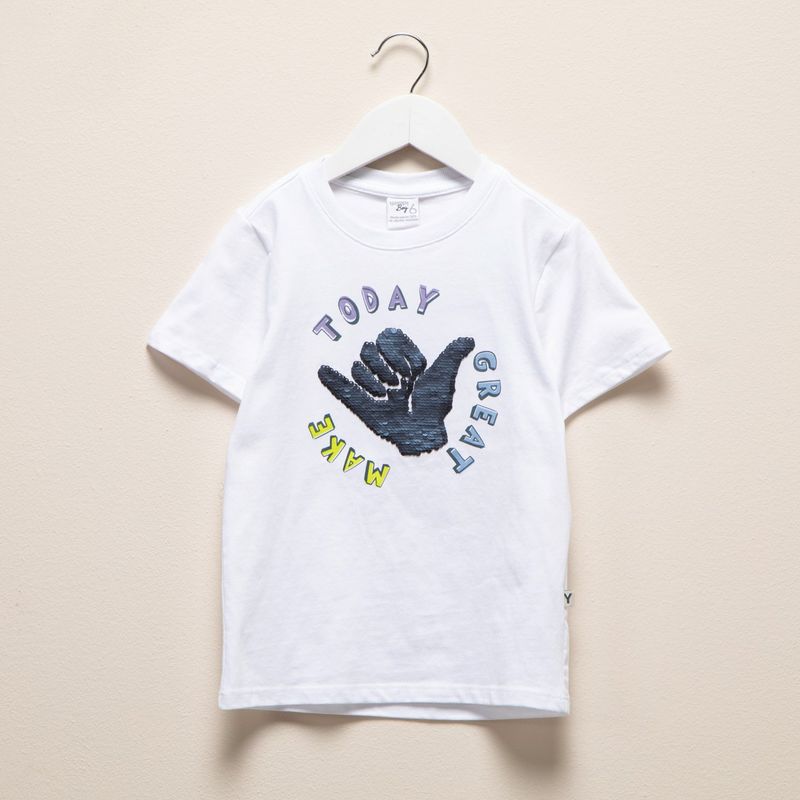 YAMP - Camiseta Niño con Estampado Manga corta Algodón Yamp