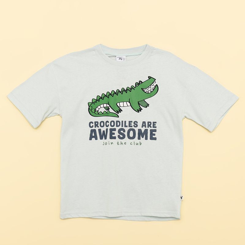 YAMP - Camiseta Niño con Estampado Manga corta Algodón Yamp