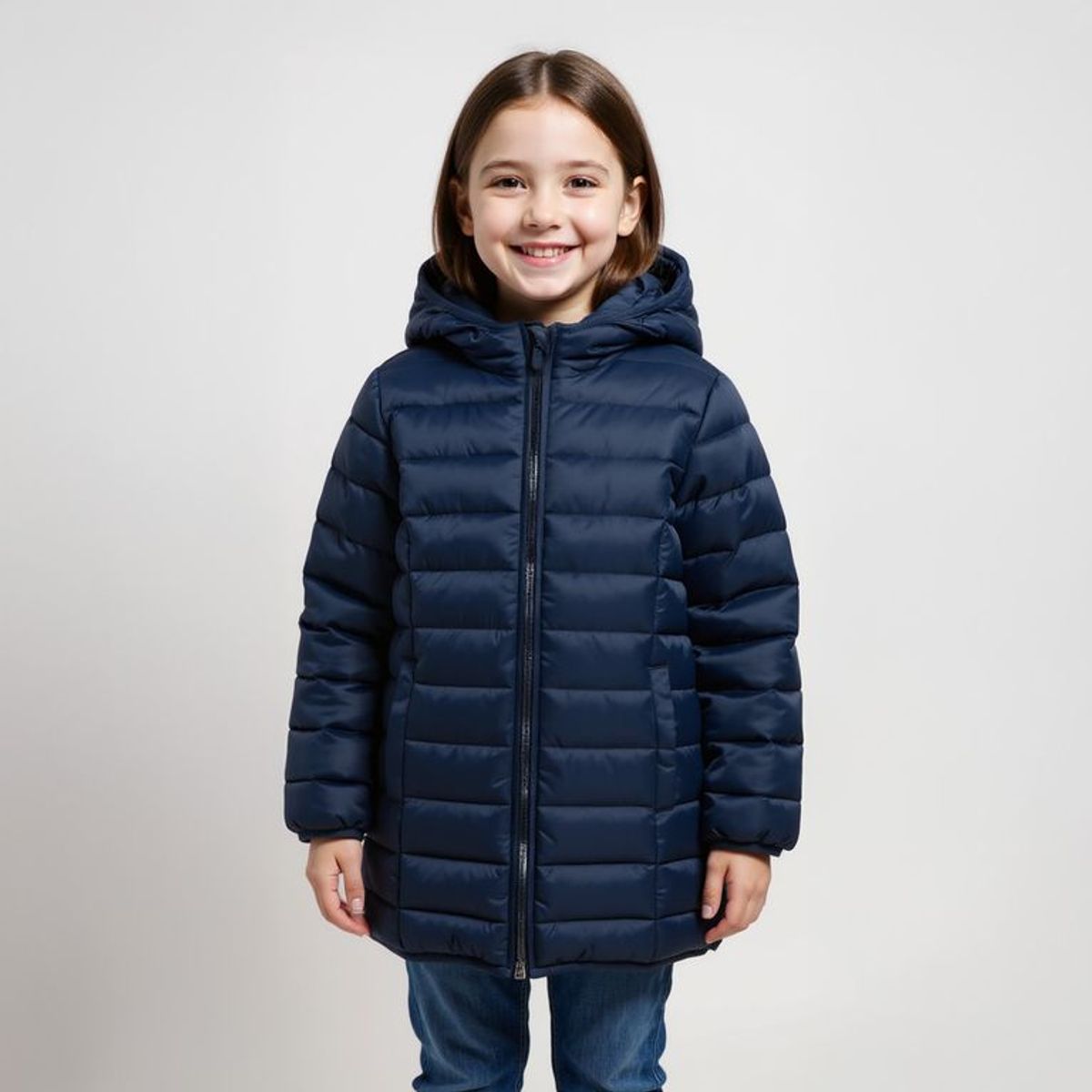 YAMP - Chaqueta para Niña Acolchada Con capucha Yamp