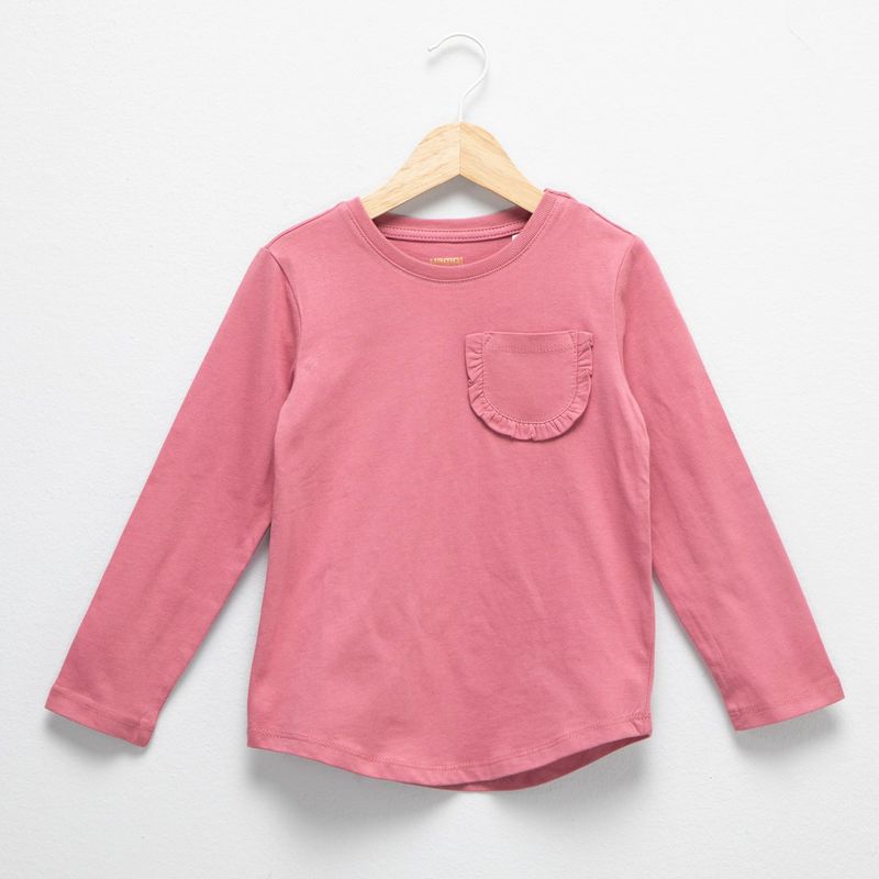 YAMP - Camiseta Niña con Estampado Manga larga de Algodón Yamp
