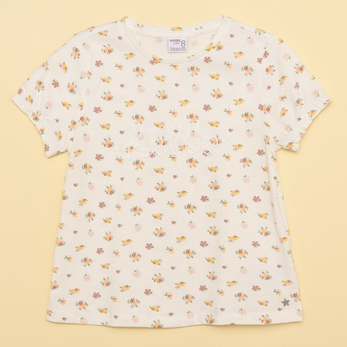 YAMP - Camiseta Niña Manga corta Algodón Yamp