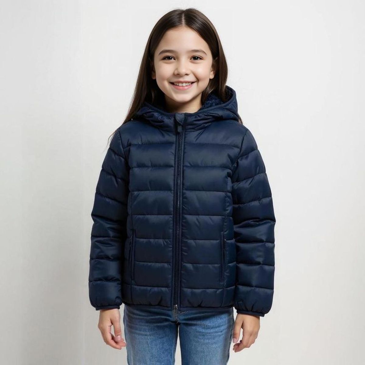 YAMP - Chaqueta para Niña Acolchado Con capucha Yamp