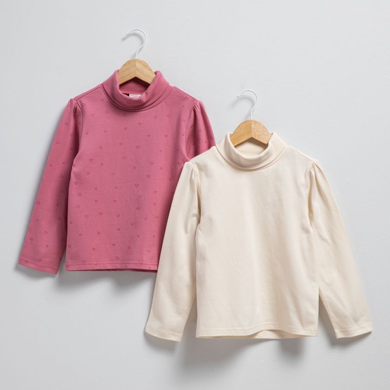 YAMP - Saco Niña Pack de 2 unidades con Estampado Con cuello Manga larga Algodón Yamp