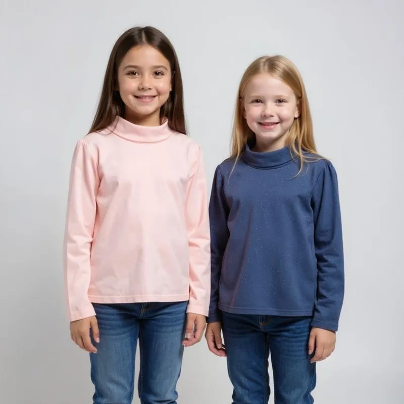 YAMP - Saco Niña Pack de 2 unidades con Estampado Con cuello Manga larga Algodón Yamp