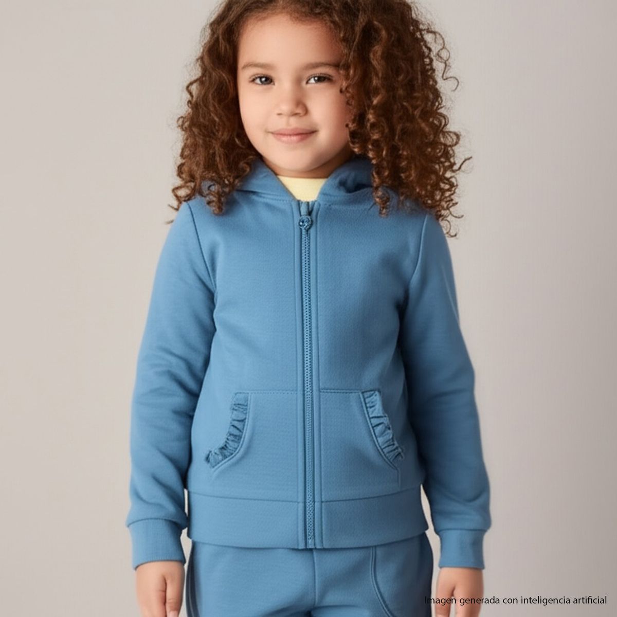 YAMP - Saco Niña Con capucha Algodón Yamp