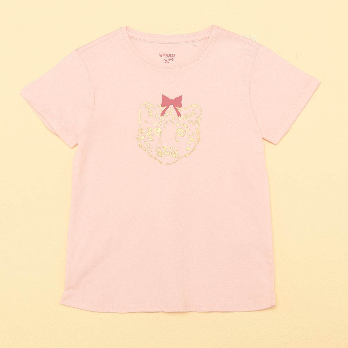 YAMP - Camiseta Niña con Estampado Manga corta Algodón Yamp
