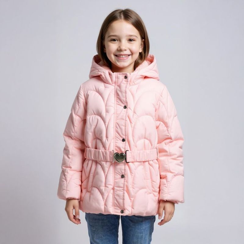YAMP - Chaqueta para Niña Acolchado Con capucha Yamp