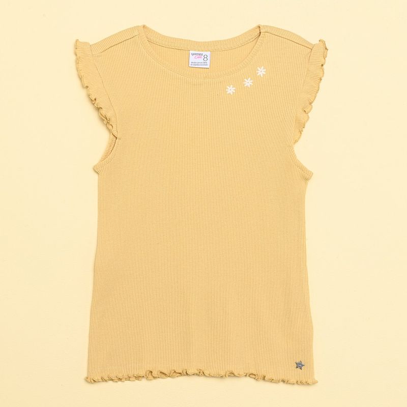 YAMP - Camiseta Niña con Estampado Manga corta Algodón Yamp