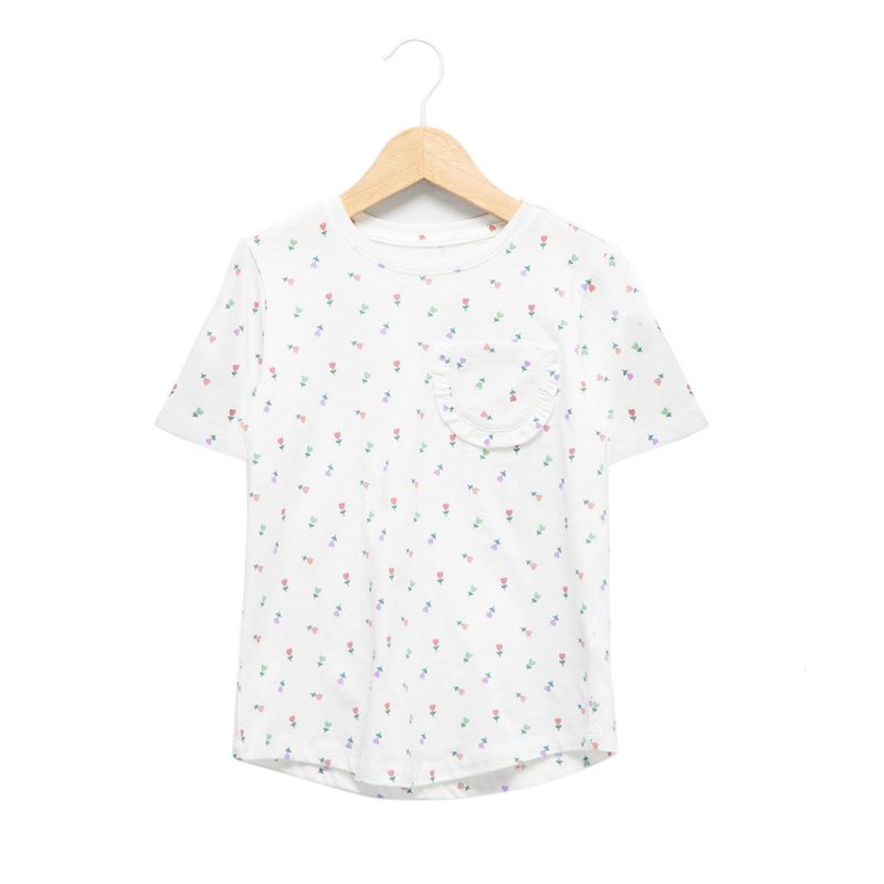YAMP - Camiseta Niña con Estampado Manga corta Algodón Yamp