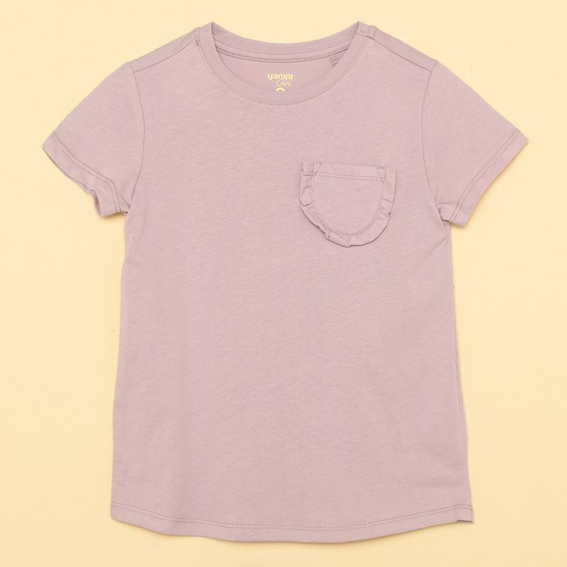 YAMP - Camiseta Niña con Estampado Manga corta Algodón Yamp