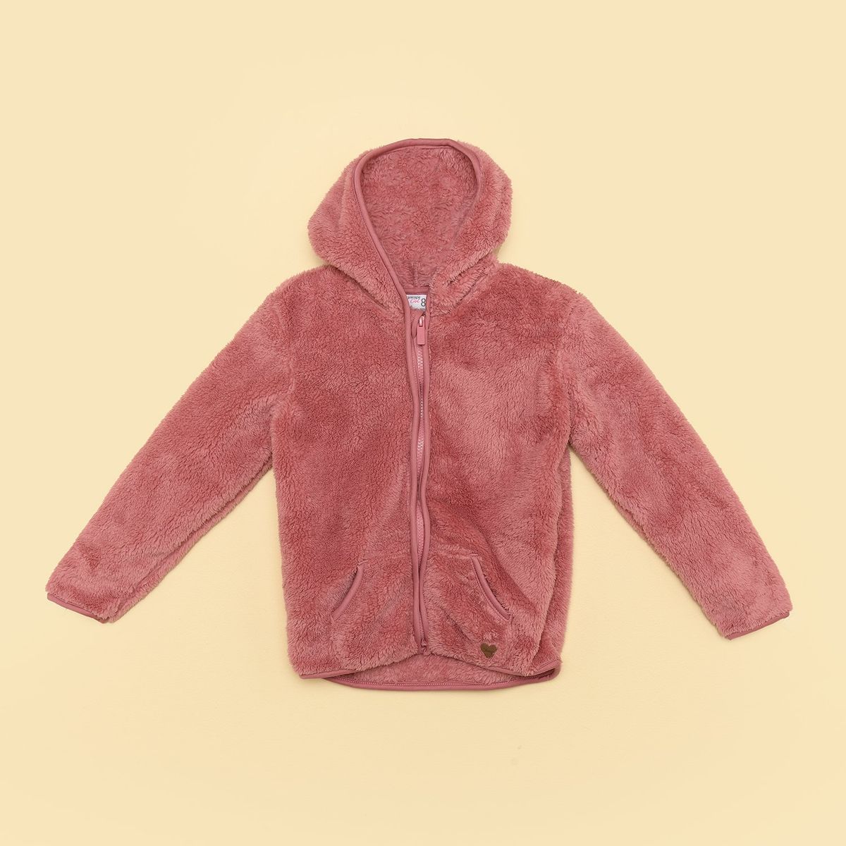 YAMP - Sacos para Niña Pack de 2 unidades Efecto pelo Con capucha Yamp