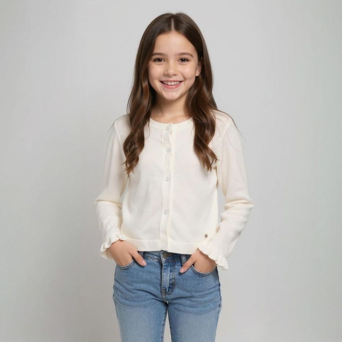 YAMP - Saco Niña  Manga larga Algodón YAMP  