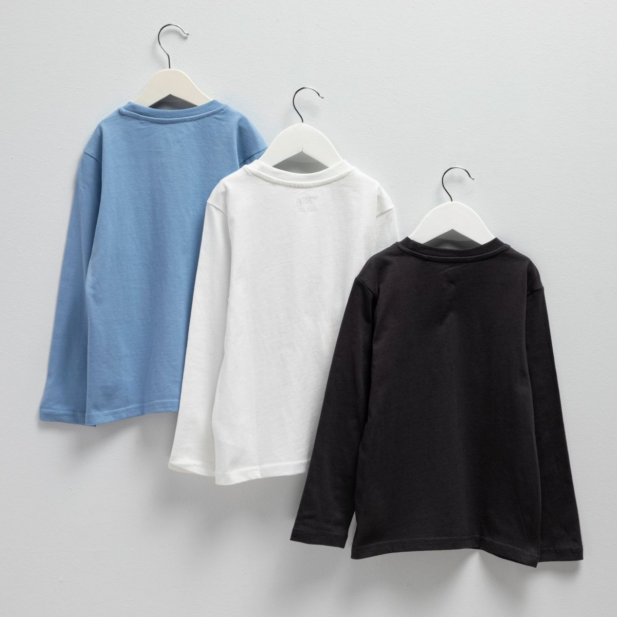 YAMP - Camiseta Niño Pack de 3 unidades con Estampado Manga larga de Algodón Yamp