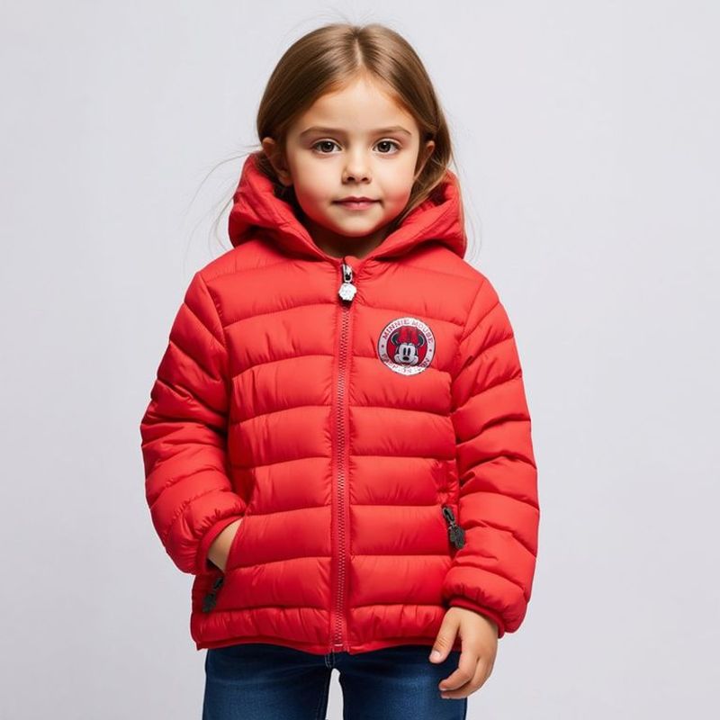 MINNIE - Chaqueta para Niña Acolchada Minnie