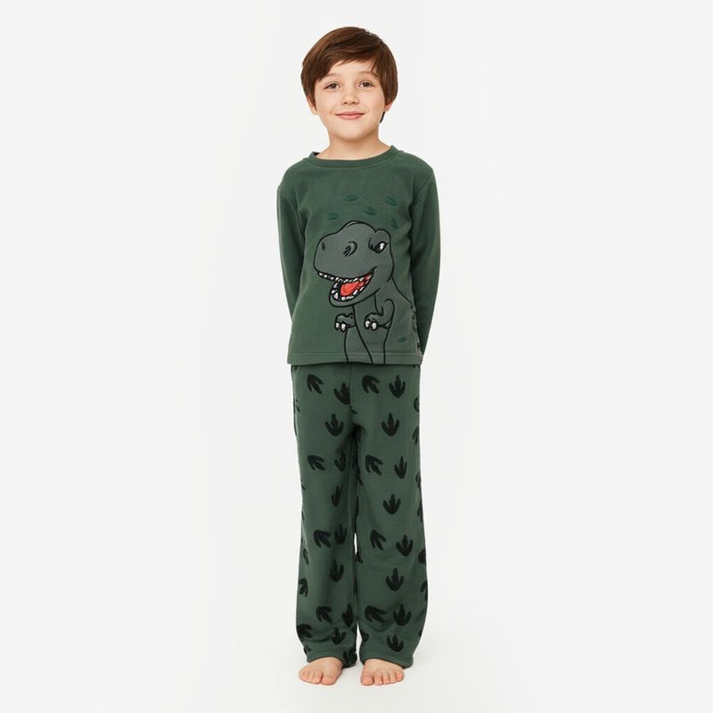 YAMP - Pijama para Niño 2 piezas con Estampado Cintura elásticada Manga larga Yamp