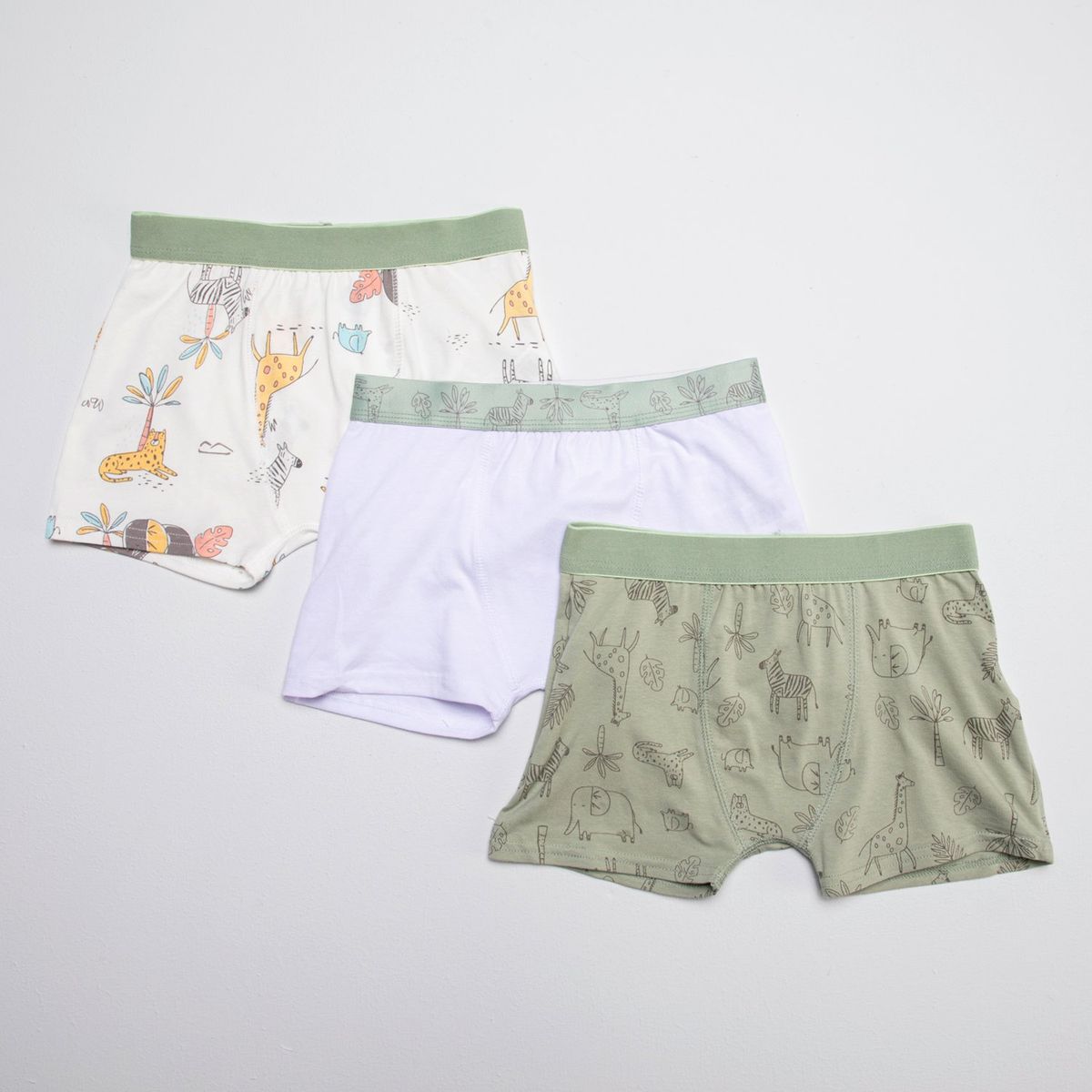 YAMP - Boxers para Niño Pack de 3 unidades Cintura elásticada de Algodón Yamp