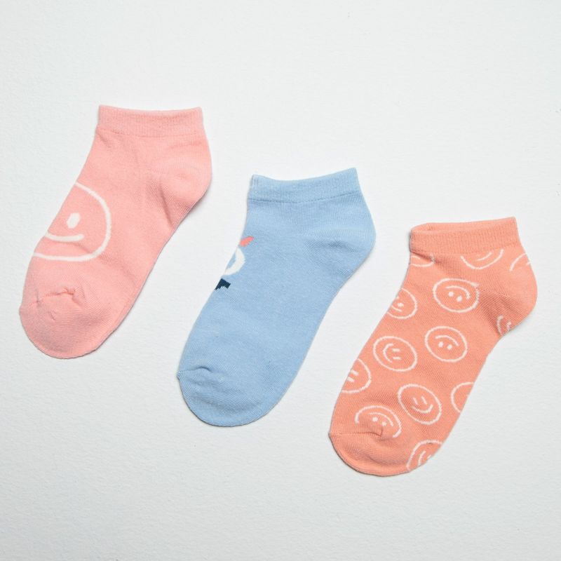 ELV - Medias Niña Corto Pack de 3 Elv