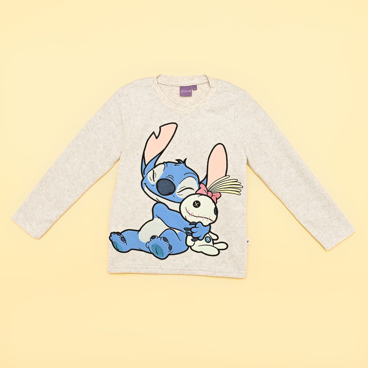 LILO & STITCH - Pijama para Niña 2 piezas Cintura elásticada Manga larga Lilo & Stitch