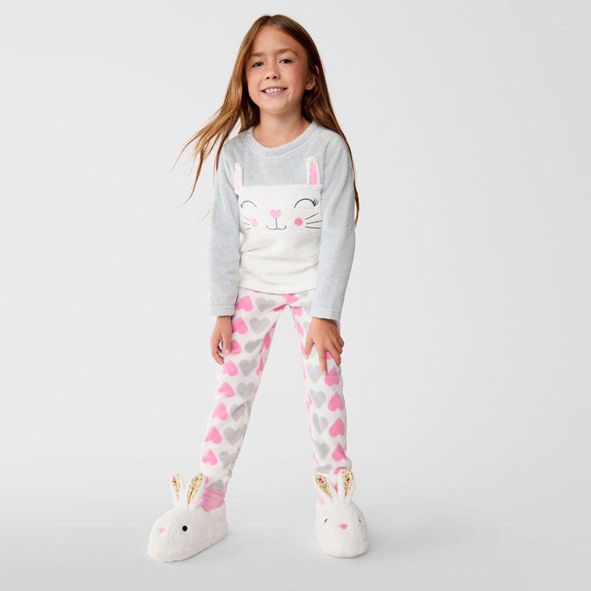 YAMP - Pijama Cintura elásticada para Niña 2 piezas con Estampado Manga larga Yamp