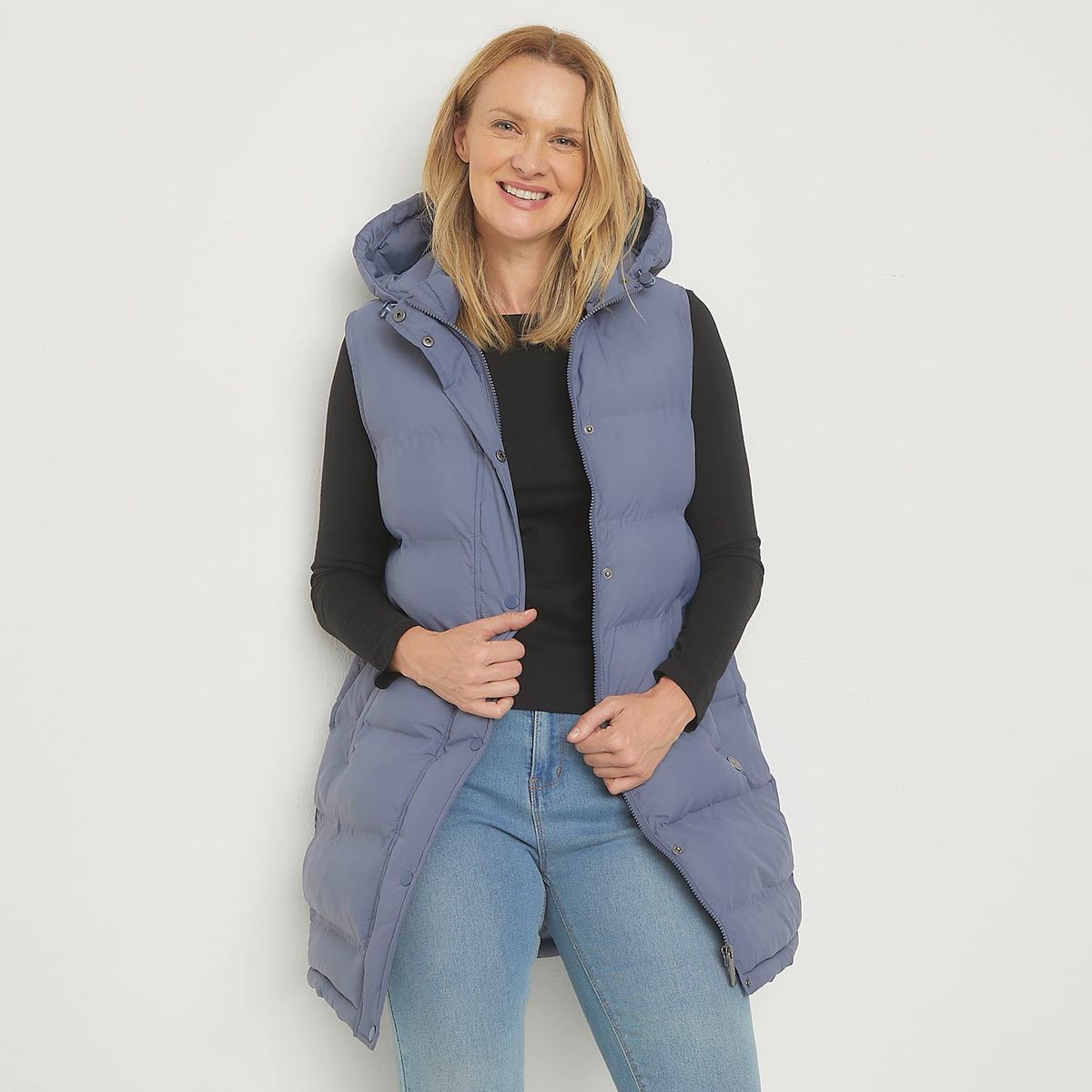 NEWPORT - Chaleco Mujer Acolchado Oversize Newport