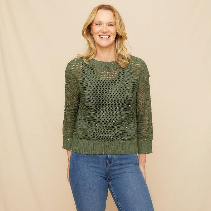 SOUTHLAND - Saco Mujer con Lentejuelas Southland