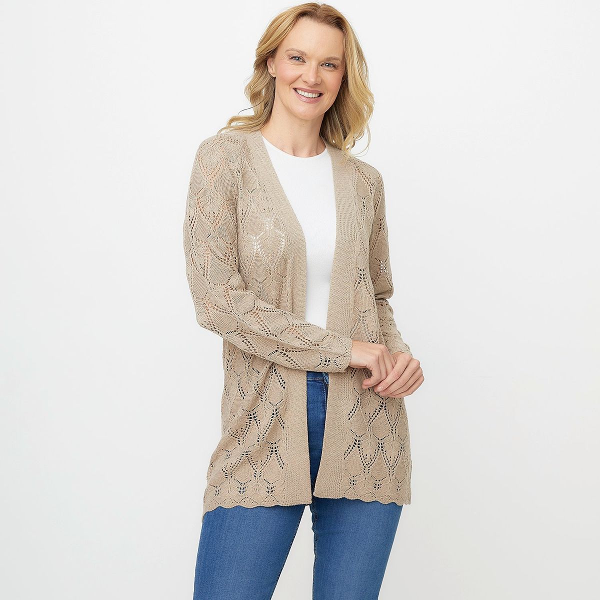 NEWPORT - Cardigan Mujer Tejido Newport