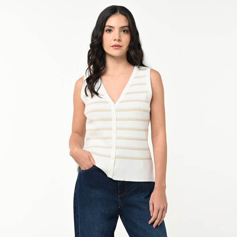 UNIVERSITY CLUB - Blusa Mujer Tejido Sin mangas University Club