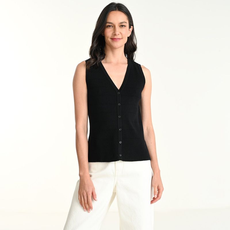 UNIVERSITY CLUB - Blusa Mujer Tejido Sin mangas University Club