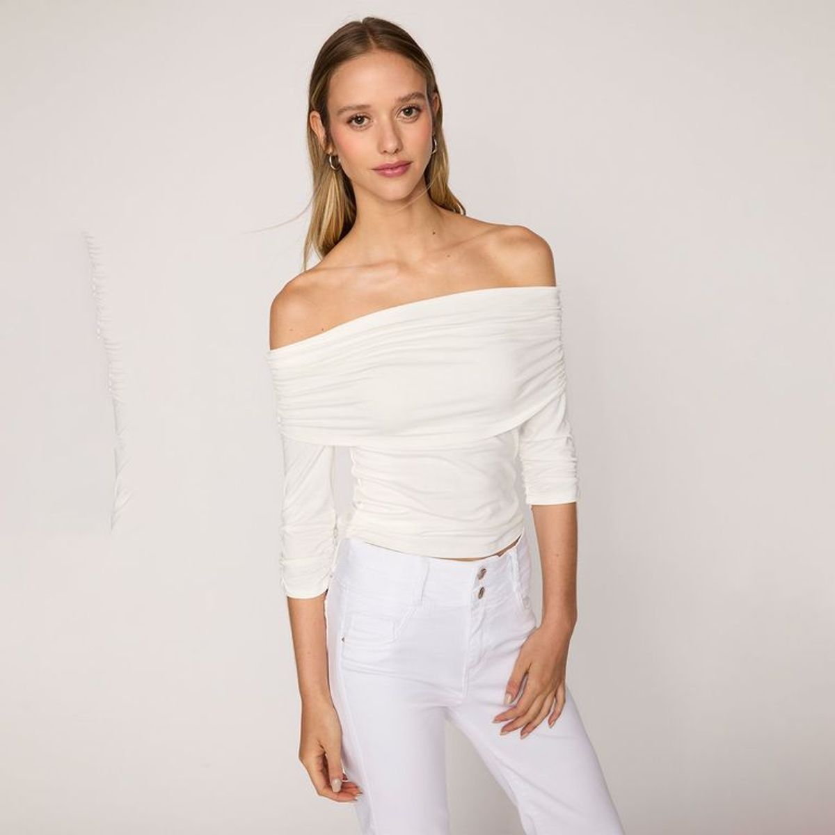 MOSSIMO - Blusa Mujer Manga 3/4 Mossimo