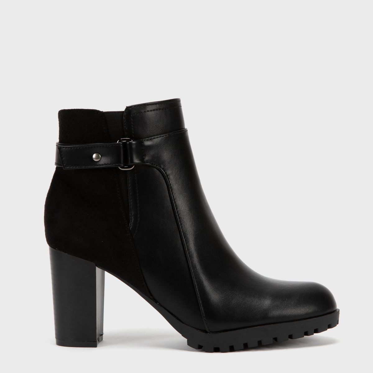 SOUTHLAND - Botines para Mujer con tacón Cuadrado Tania 2 Southland color Negro