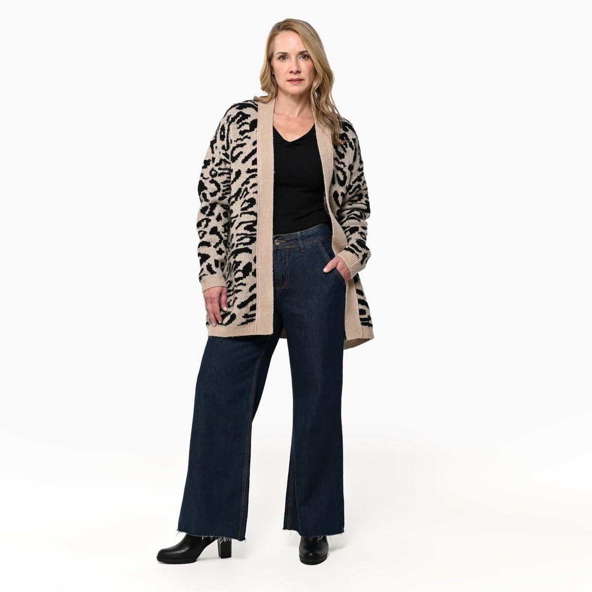 SOUTHLAND - Botines para Mujer con tacón Cuadrado Tania 2 Southland color Negro