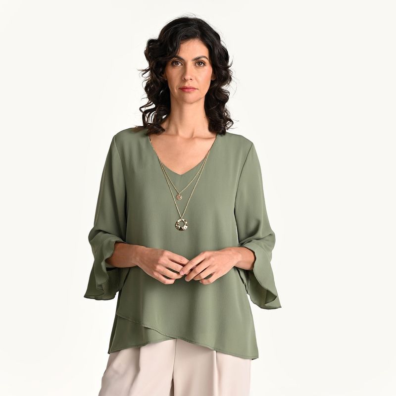 SOUTHLAND - Blusa Mujer Manga 3/4 Southland