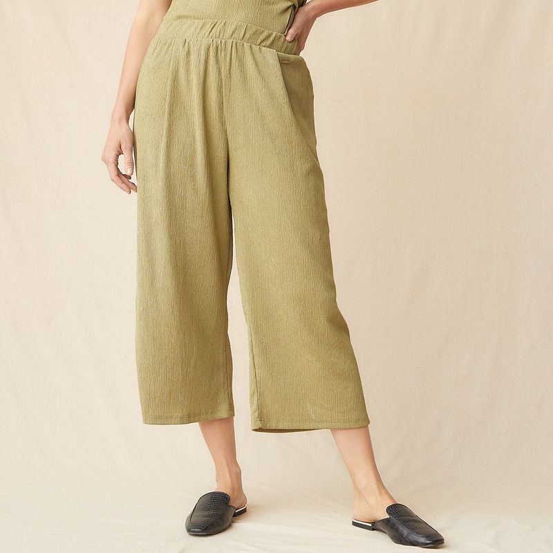 SOUTHLAND - Pantalón Culotte Mujer Tiro alto Southland