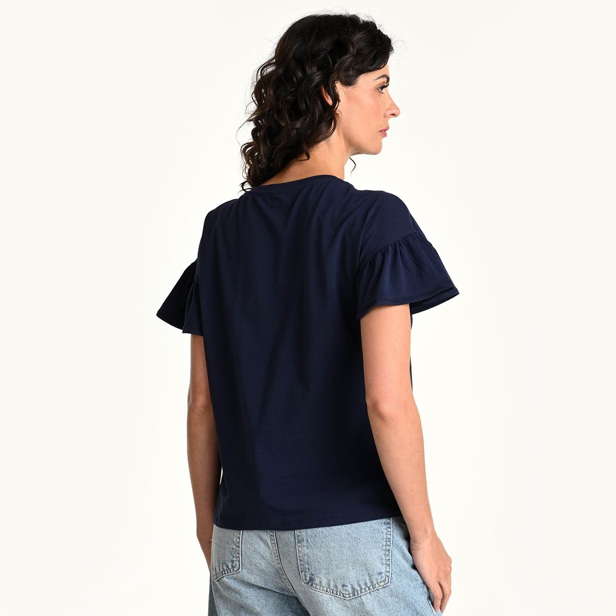 SOUTHLAND - Blusa Mujer Manga corta de Algodón Southland
