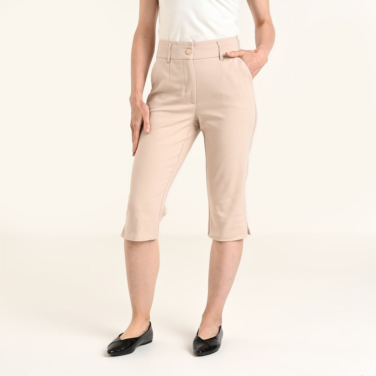 SOUTHLAND - Pantalón Capri Mujer Tiro alto Southland