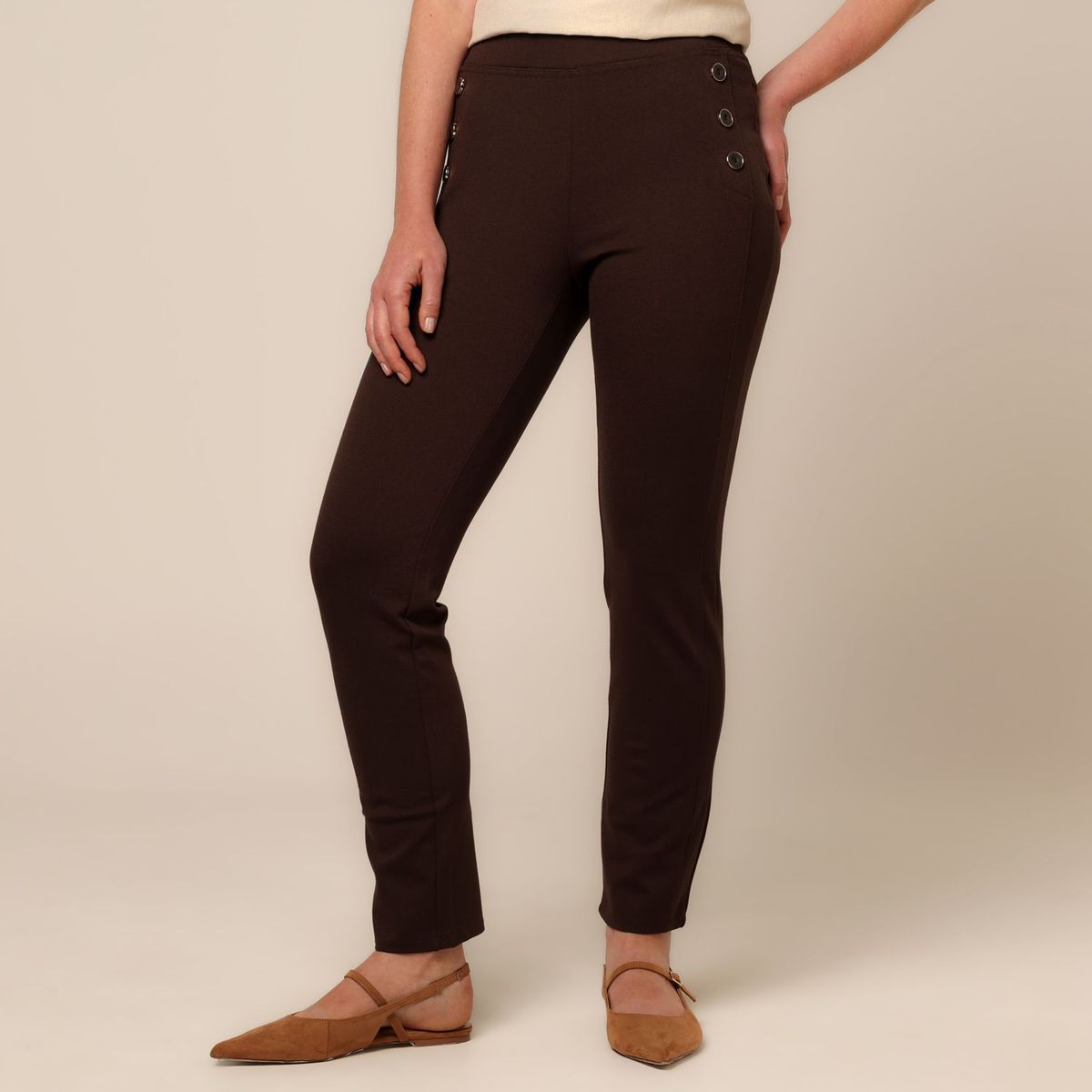 SOUTHLAND - Pantalón Skinny Mujer Tiro alto Southland
