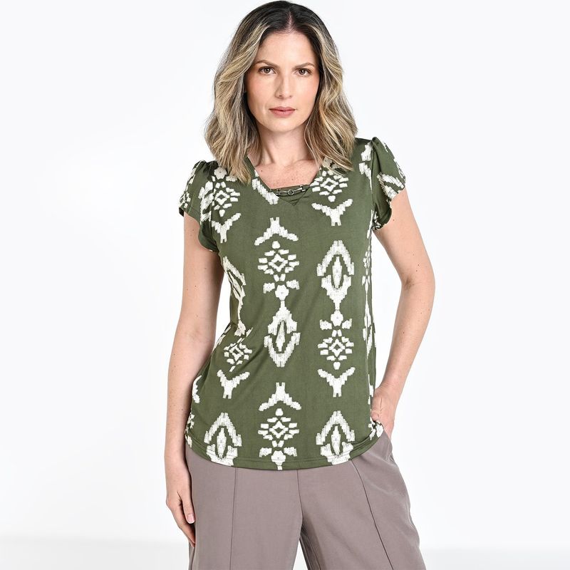 SOUTHLAND - Camiseta Mujer con Estampado Manga corta Southland