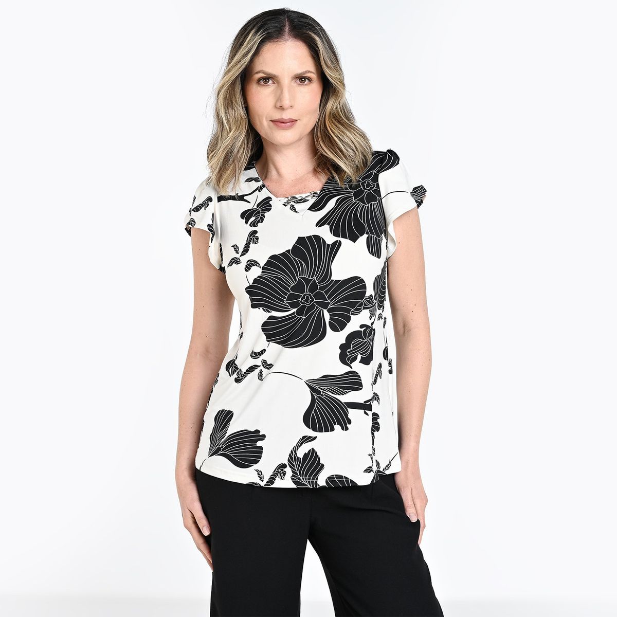 SOUTHLAND - Camiseta Mujer con Estampado Manga corta Southland