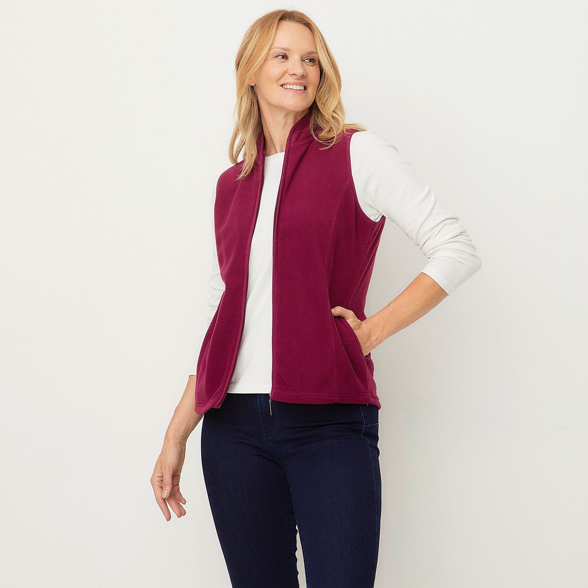 NEWPORT - Chaleco Polar Mujer Newport