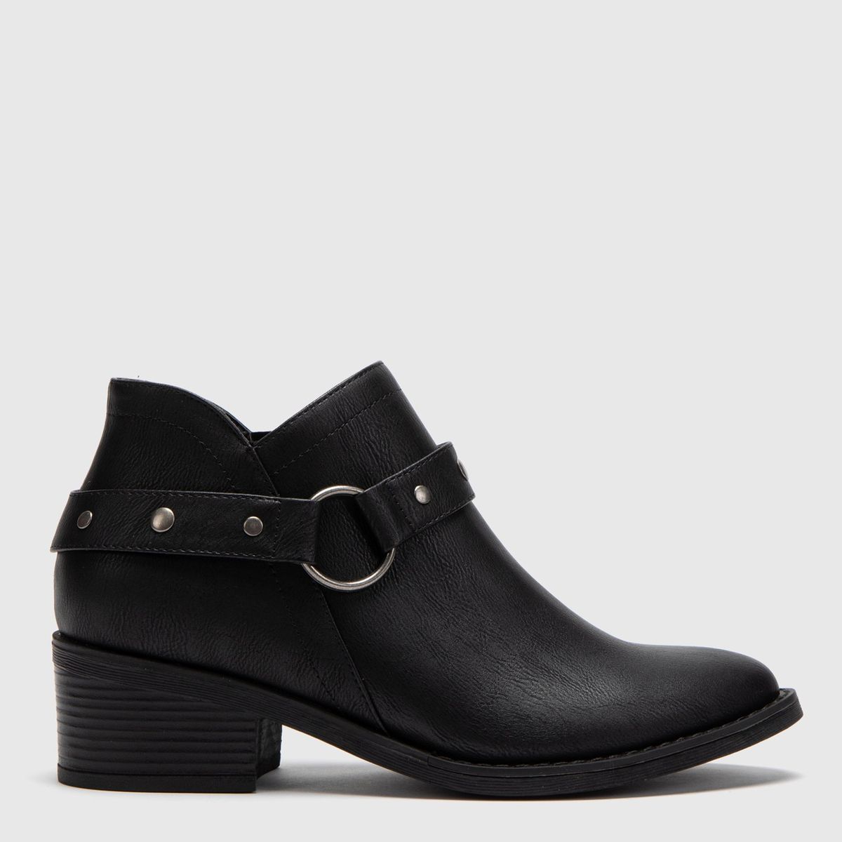 UNIVERSITY CLUB - Botines para Mujer con tacón Cuadrado Tacoyu University Club color Negro