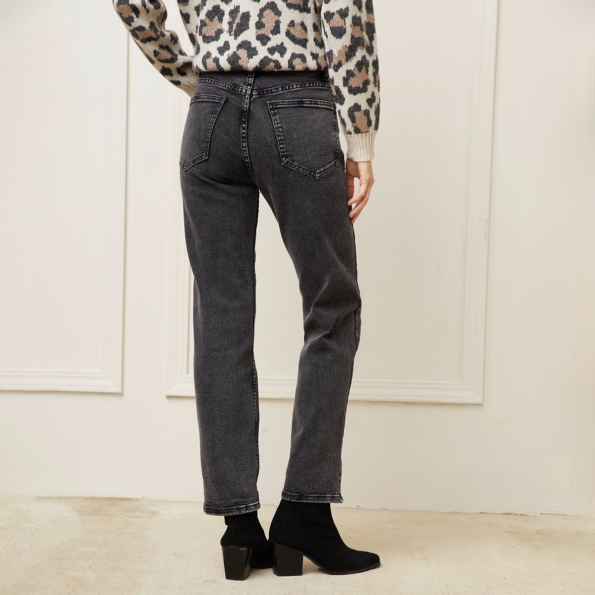 BASEMENT - Jean Recto Mujer Tiro medio Basement