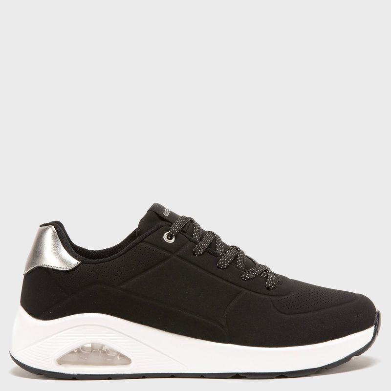 UNIVERSITY CLUB - Tenis University Club Mujer Moda Iguana color Negro 