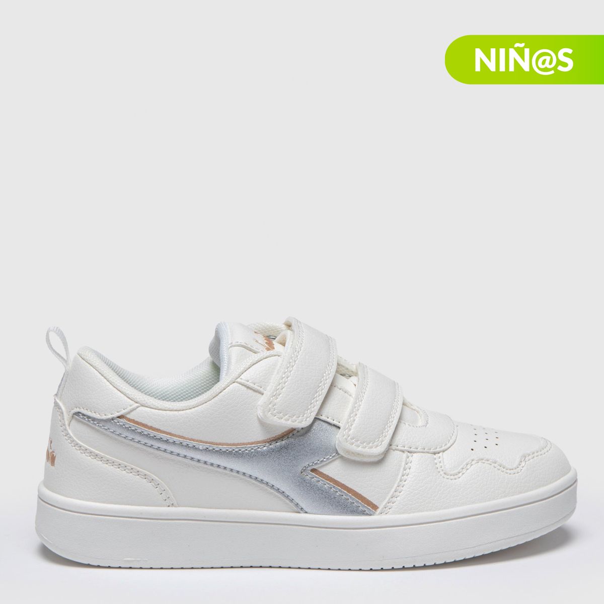 DIADORA - Tenis moda Diadora Crego K Niña con Velcro