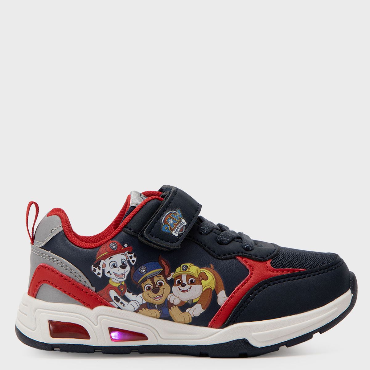 PAW PATROL - Tenis con luces Paw Patrol Niño con Velcro