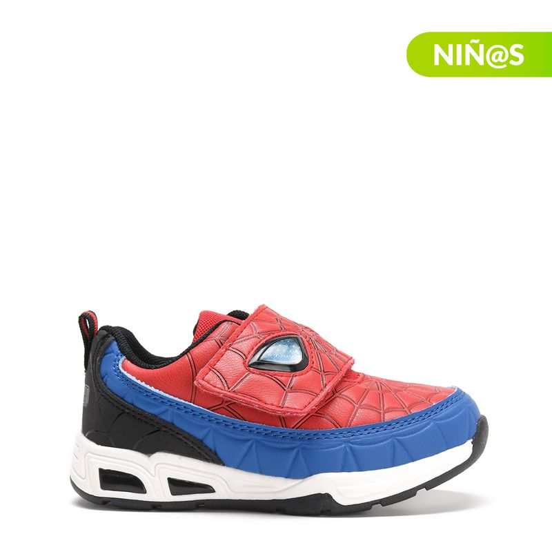 MARVEL - Tenis con luces Spidey Marvel Niño con Velcro
