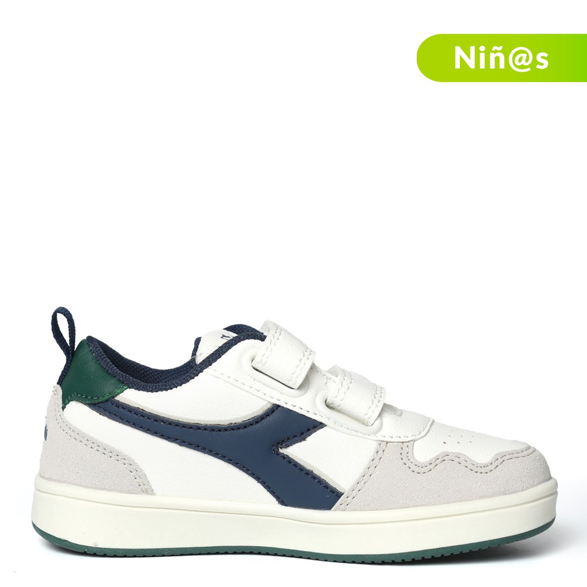 DIADORA - Tenis moda Diadora Crego I Niño con Velcro